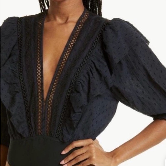 Farm Rio V-Neck Ruffled Bodysuit - Picture 2 of 4